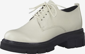 MARCO TOZZI Lace-Up Shoes in Beige: front