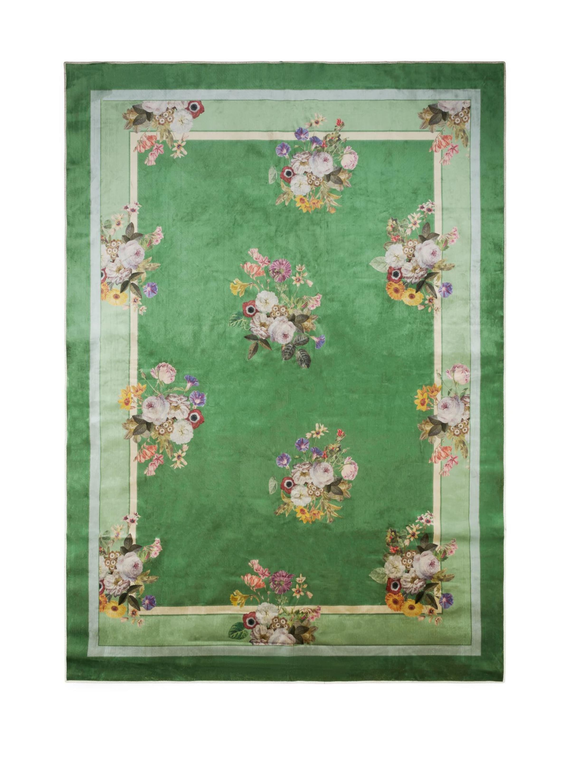 ESSENZA Carpet 'Laurine' in Green: front