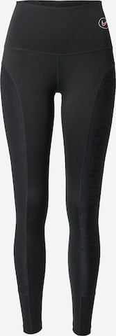 NIKE Workout Pants in Black: front