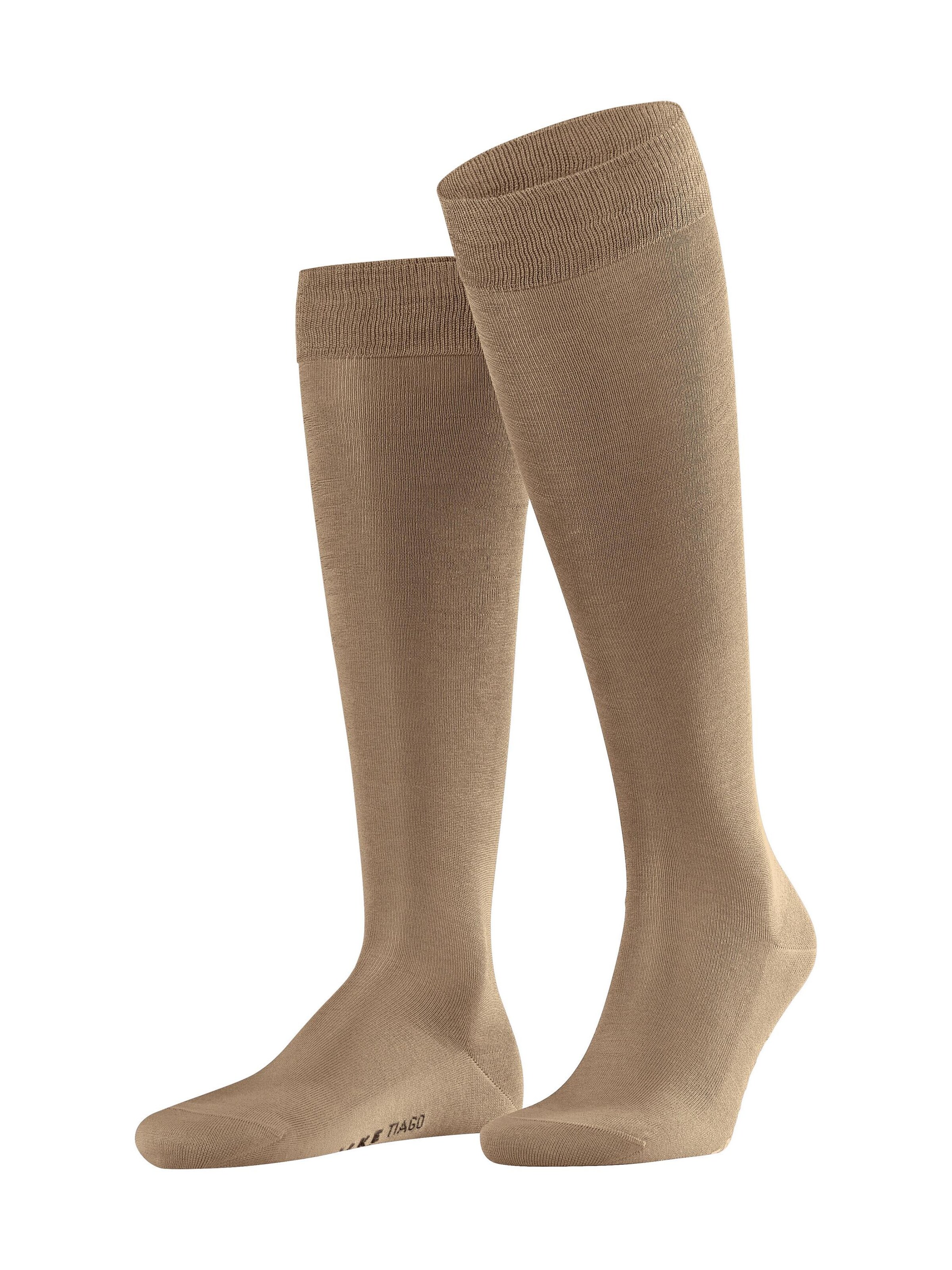 FALKE Knee High Socks 'Tiago' in Beige