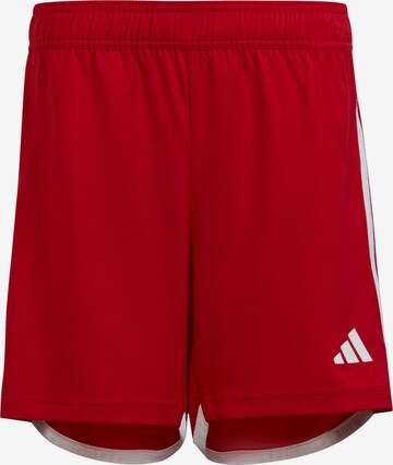 Loosefit Pantalon de sport 'Tiro 23 ' ADIDAS PERFORMANCE en rouge : devant