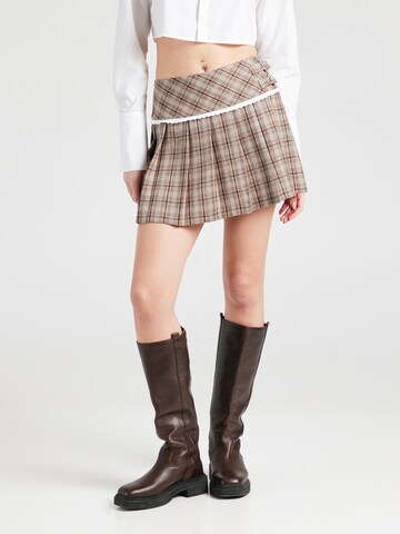 Gonna di Miss Selfridge in marrone: frontale