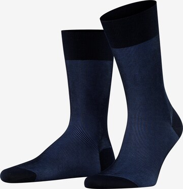 FALKE Socken 'Fine Shadow' in Blau: Vorderseite