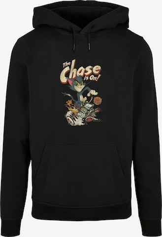 Sweat-shirt 'Tom and Jerry - The Chase Is On' ABSOLUTE CULT en noir : devant