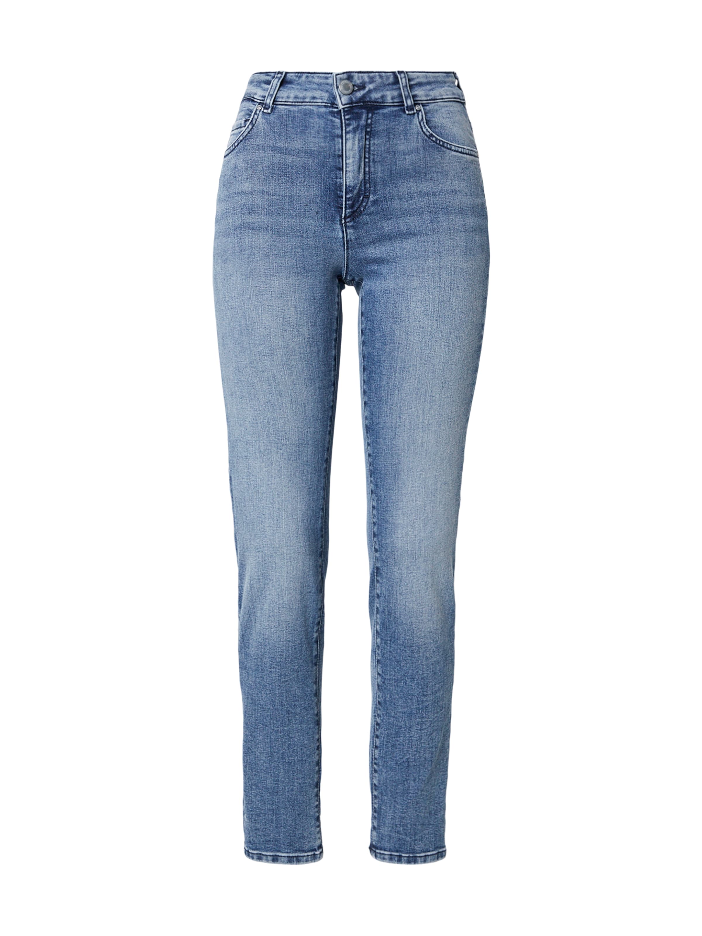 MUSTANGSlimfit Traperice 'Crosby' - plava boja: prednji dio