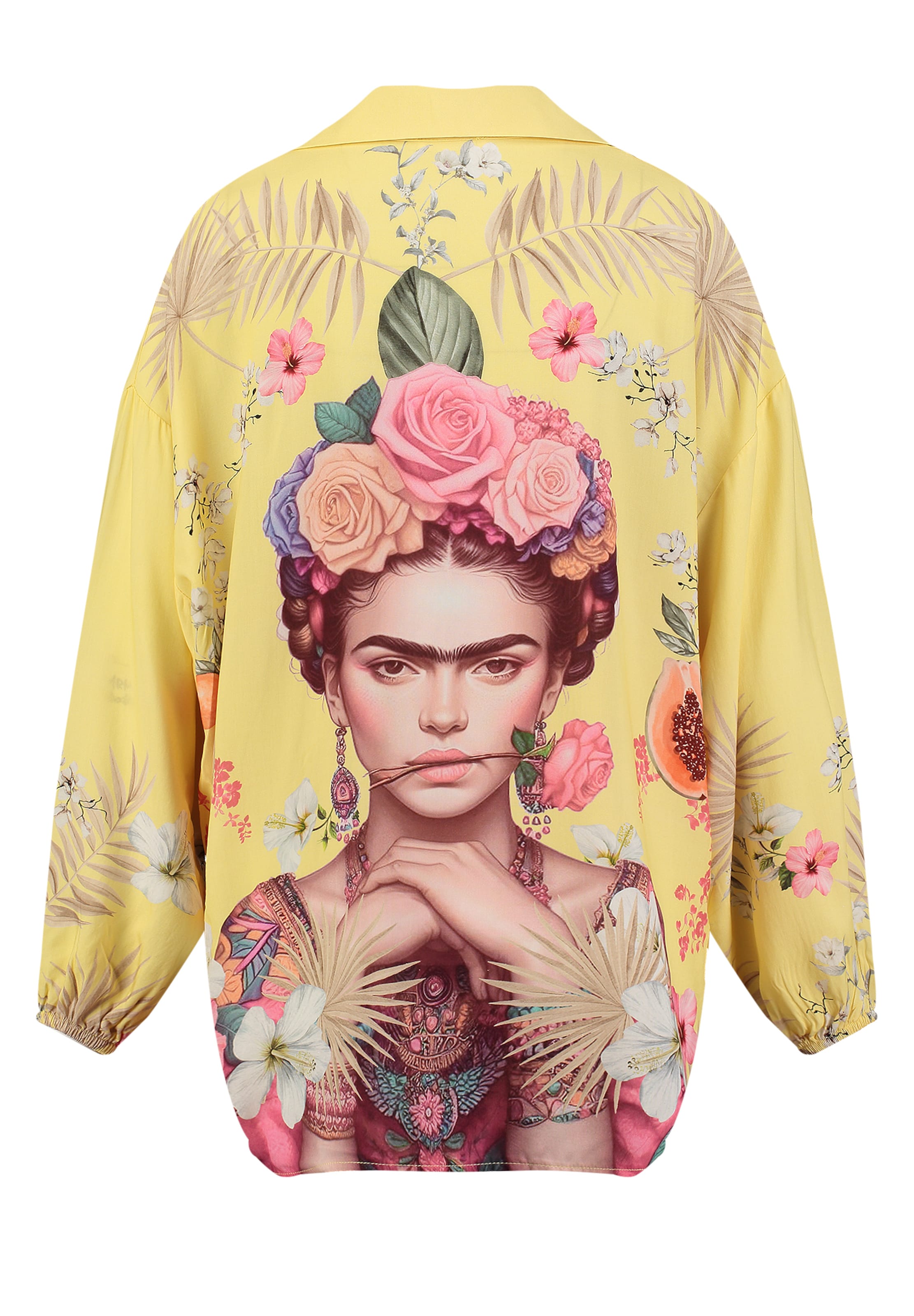 Key Largo Bluse 'GALLERY' in Gelb