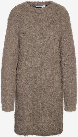 Robes en maille ''NMSassy' Noisy may en marron : devant
