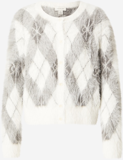 Kardiganas iš Calvin Klein Jeans, spalva – tamsiai pilka / balta, Prekių apžvalga