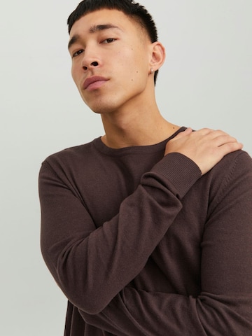 JACK & JONES Sweater in Brown