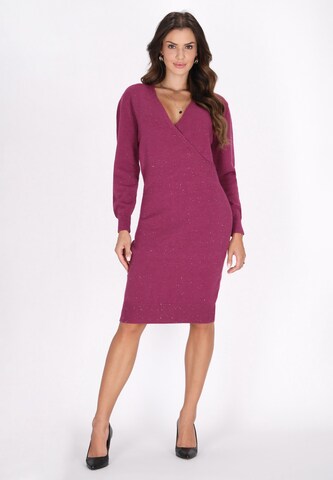 faina - Vestido em roxo