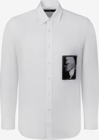 Karl Lagerfeld - Regular Fit Camisa em branco: frente