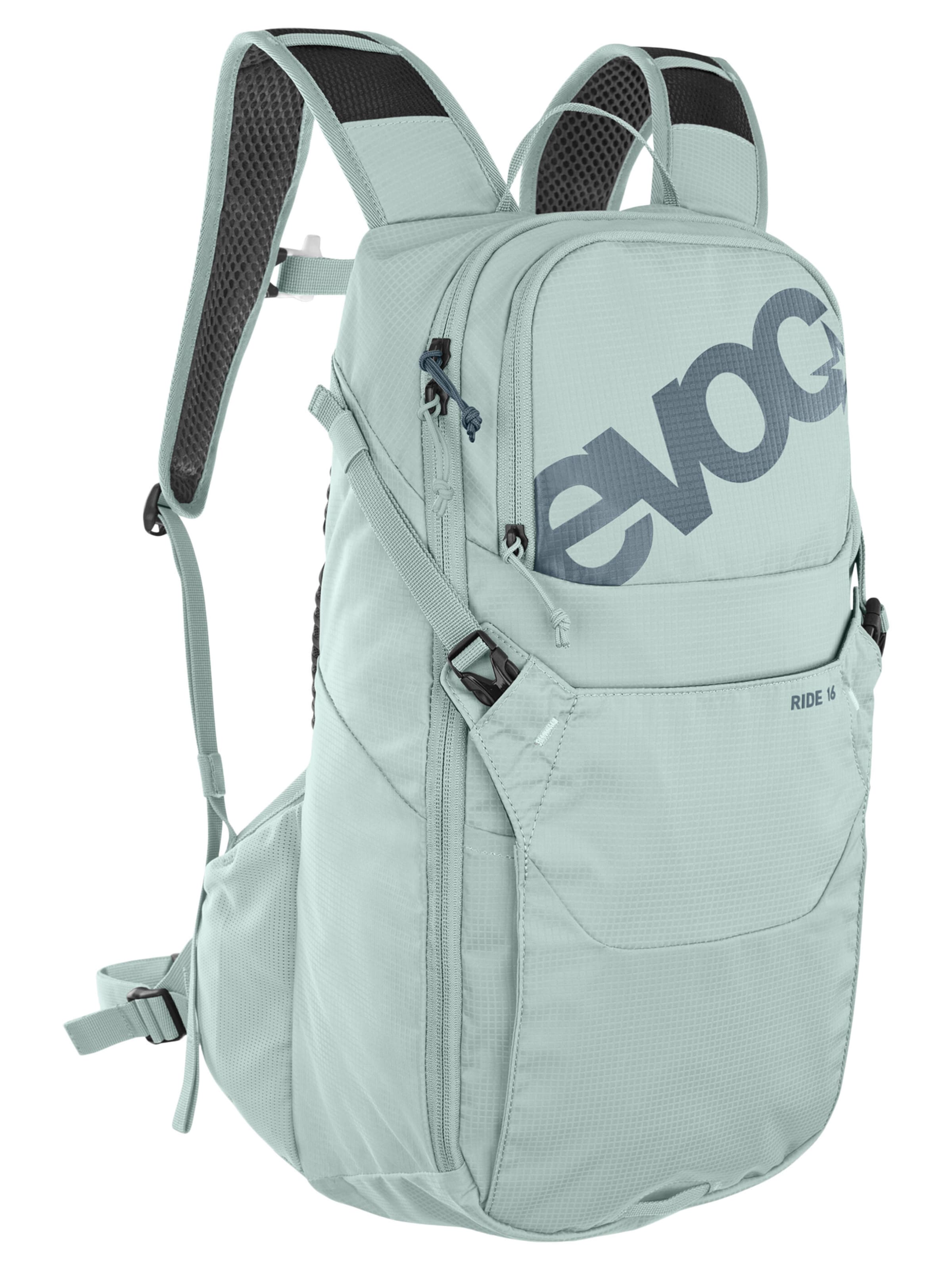 EVOC Backpack 'RIDE 16' in Green: front