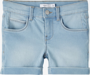 NAME IT Slimfit Jeans 'Salli' i blå: forside