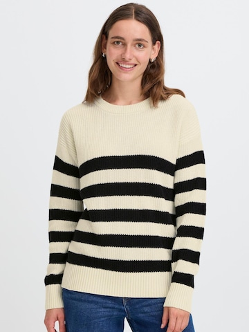 Pull-over ' OXKAVINA ' Oxmo en blanc