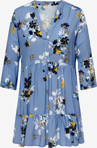 Robe-chemise 'Anita' ONLY Carmakoma en bleu : devant