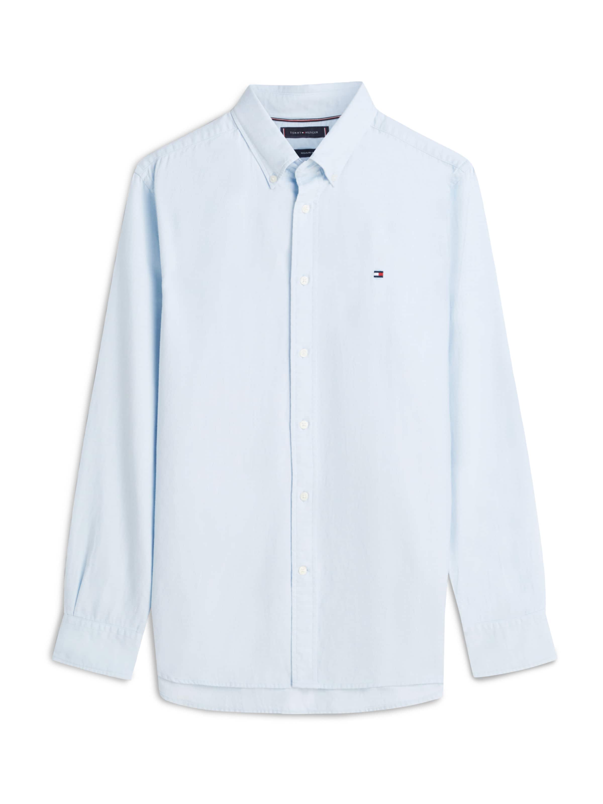 TOMMY HILFIGER Regular fit Srajca | modra barva: sprednja stran