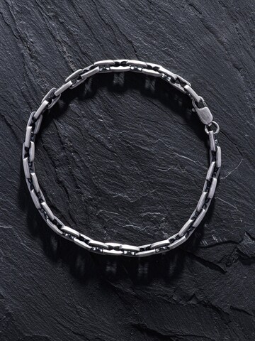 REYTEL - Pulsera 'CRUAS' en plata: frente