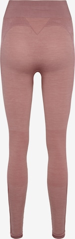 Skinny Pantalon de sport Hummel en rose