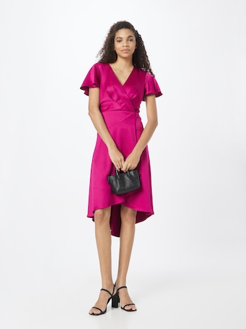 Robe de cocktail Adrianna Papell en rose