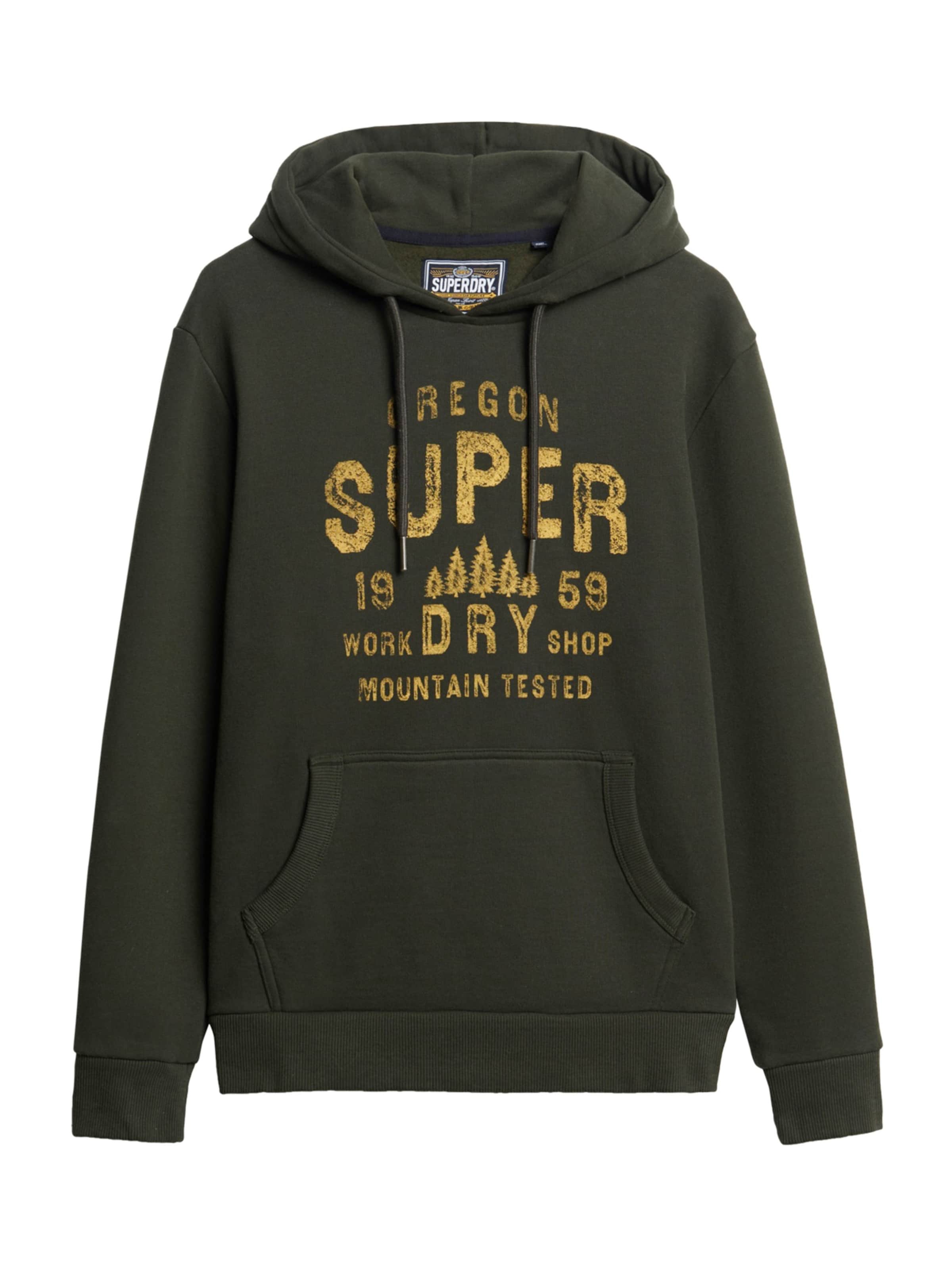 Sweat-shirt Superdry & Co en vert : devant