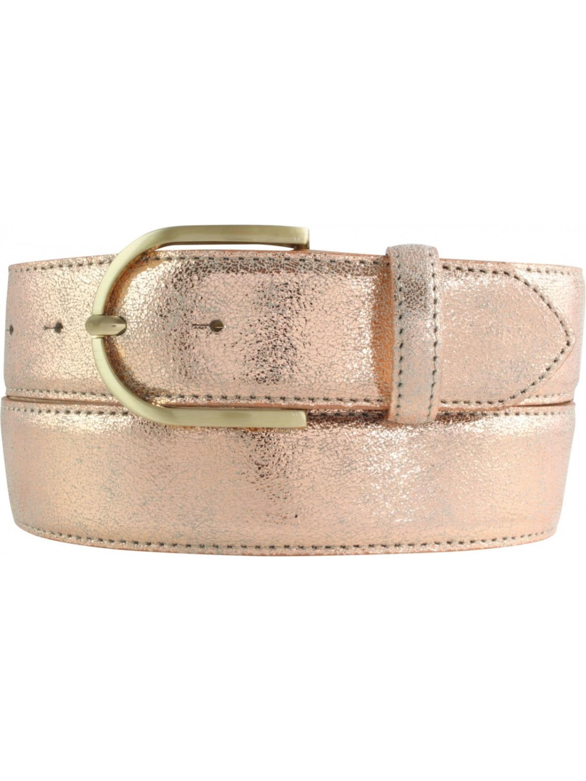 BELTINGER Gürtel 'Domodossolai'‌‌ in Gold: Vorderseite