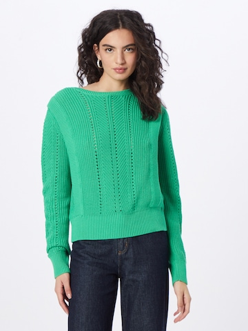 Coster Copenhagen Sweater 'Seawool' in Green: front