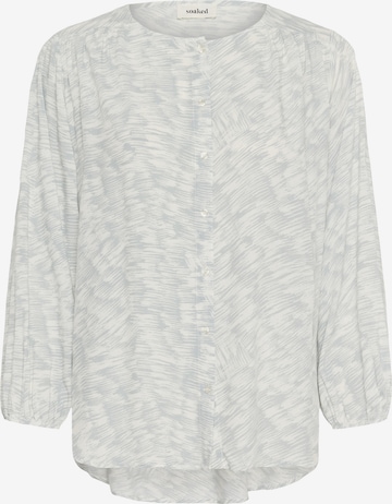 SOAKED IN LUXURY Blouse 'SLArjana Leodora' in Blauw: voorkant