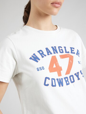 WRANGLER - Camiseta 'REGULAR TEE' en blanco