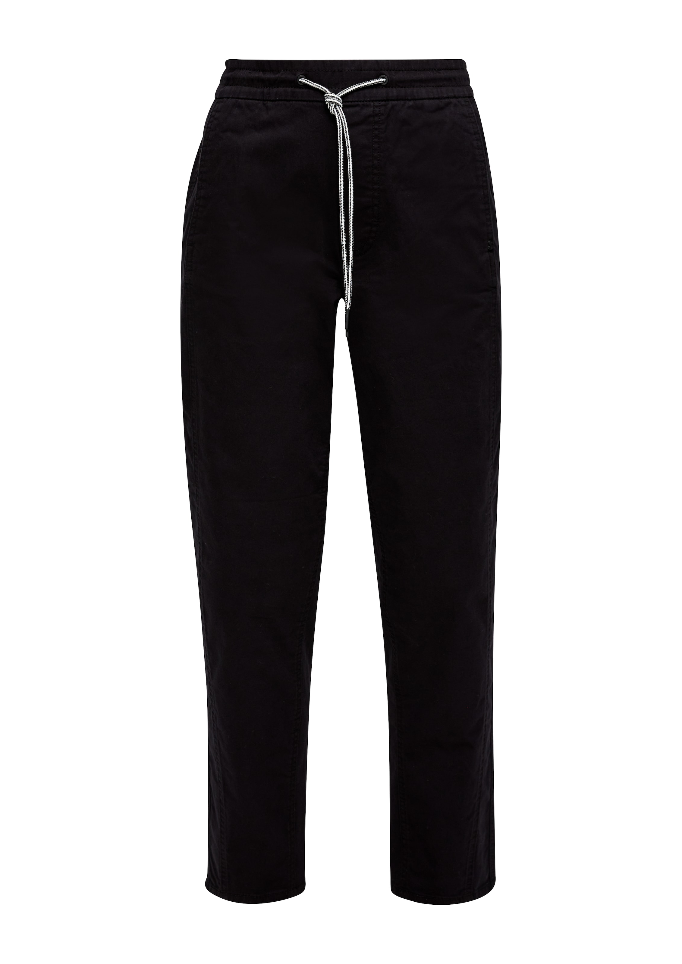 s.Oliver Regular Hose in Schwarz: Vorderseite