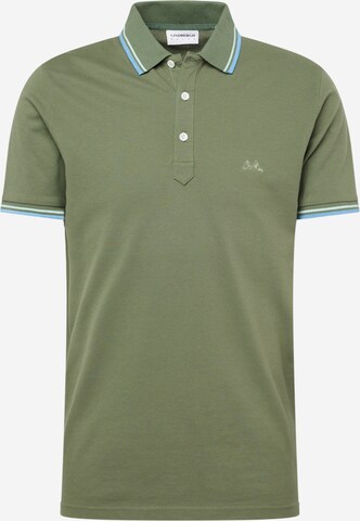 T-Shirt Lindbergh en vert : devant