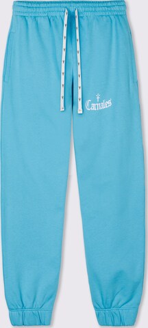 Carnales - Loosefit Pantalón 'Pantalón de chándal con logo bordado' en azul: frente