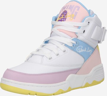 Patrick Ewing Sneakers hoog in Wit: voorkant