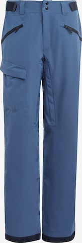 ADIDAS TERREX Regular Workout Pants in Blue: front