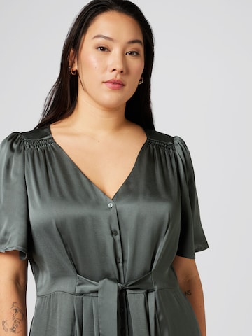 Abito camicia 'Rika' di Guido Maria Kretschmer Curvy in nero