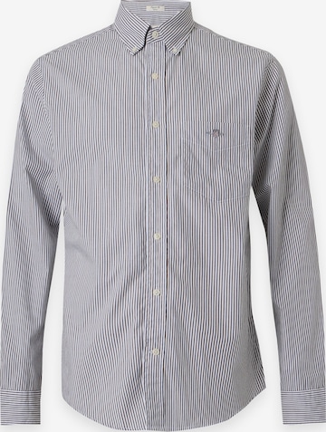 GANT Regular Fit Hemd in Schwarz: Vorderseite