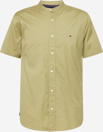 Regular fit Camicia 'Flex Mao' di TOMMY HILFIGER in verde: frontale