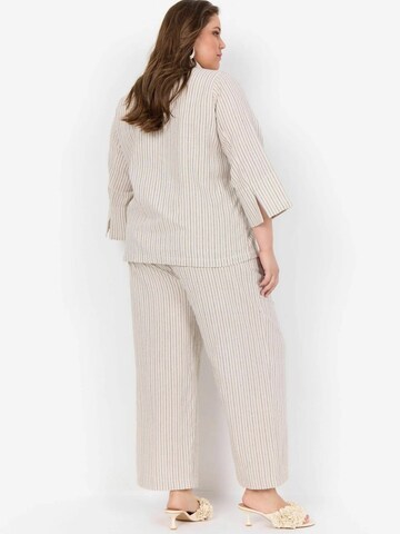 Wasabi Concept Wide leg Broek 'Varna' in Beige