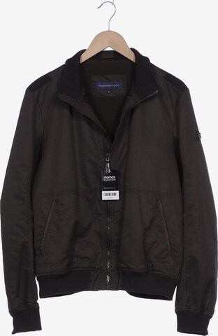 Trussardi Jacket & Coat in M-L in Brown: front