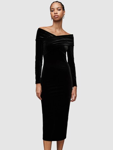 AllSaints - Vestido 'DELTA' em preto: frente