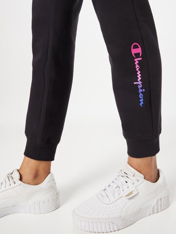 Champion Authentic Athletic Apparel Tapered Trousers in Black