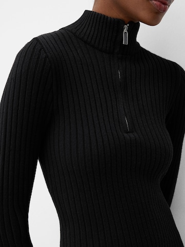 Abito in maglia di Bershka in nero