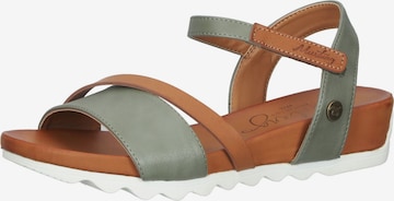 MUSTANG Sandals in Green: front