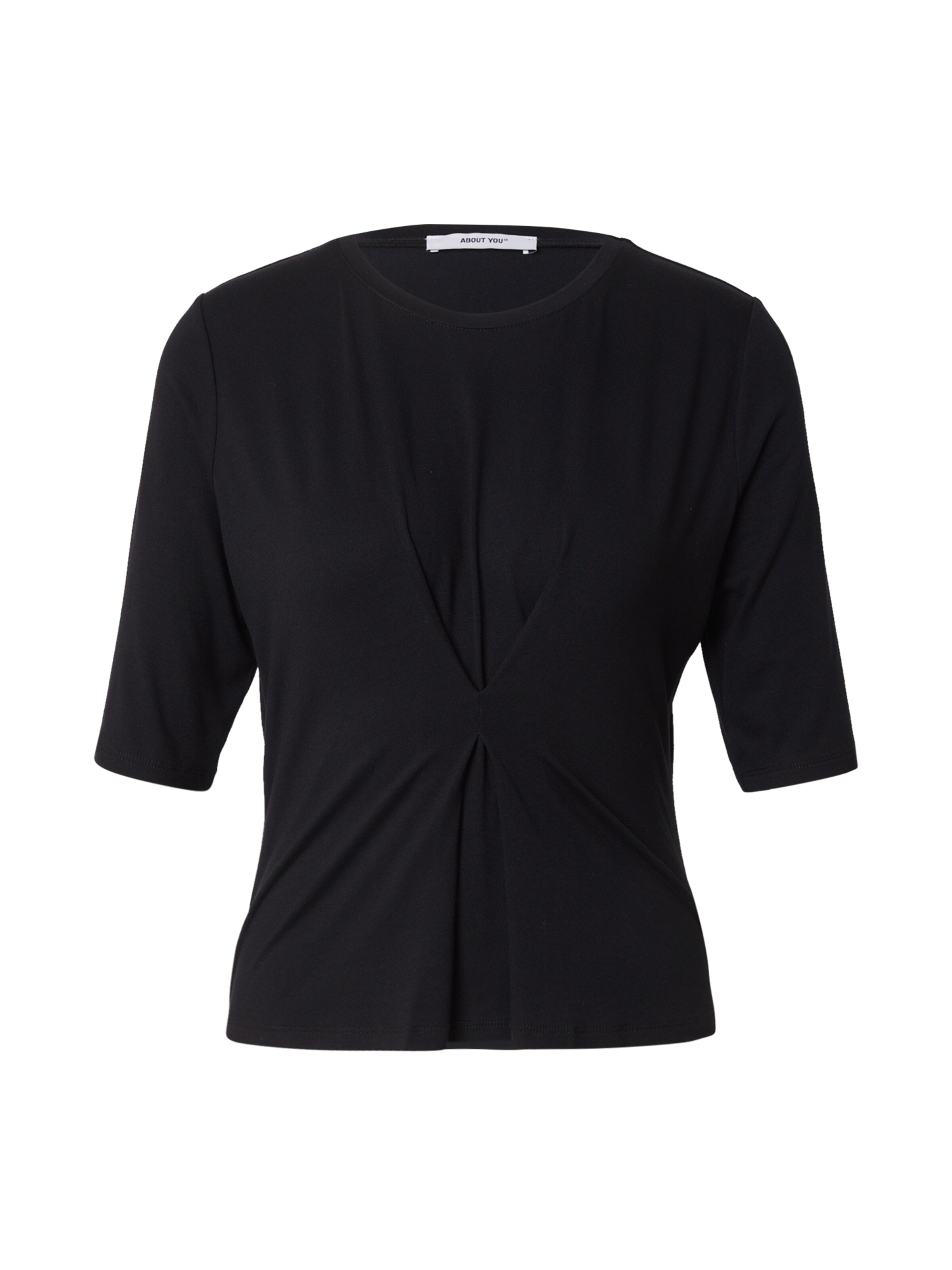 ABOUT YOU Majica 'Melika' | črna barva: sprednja stran