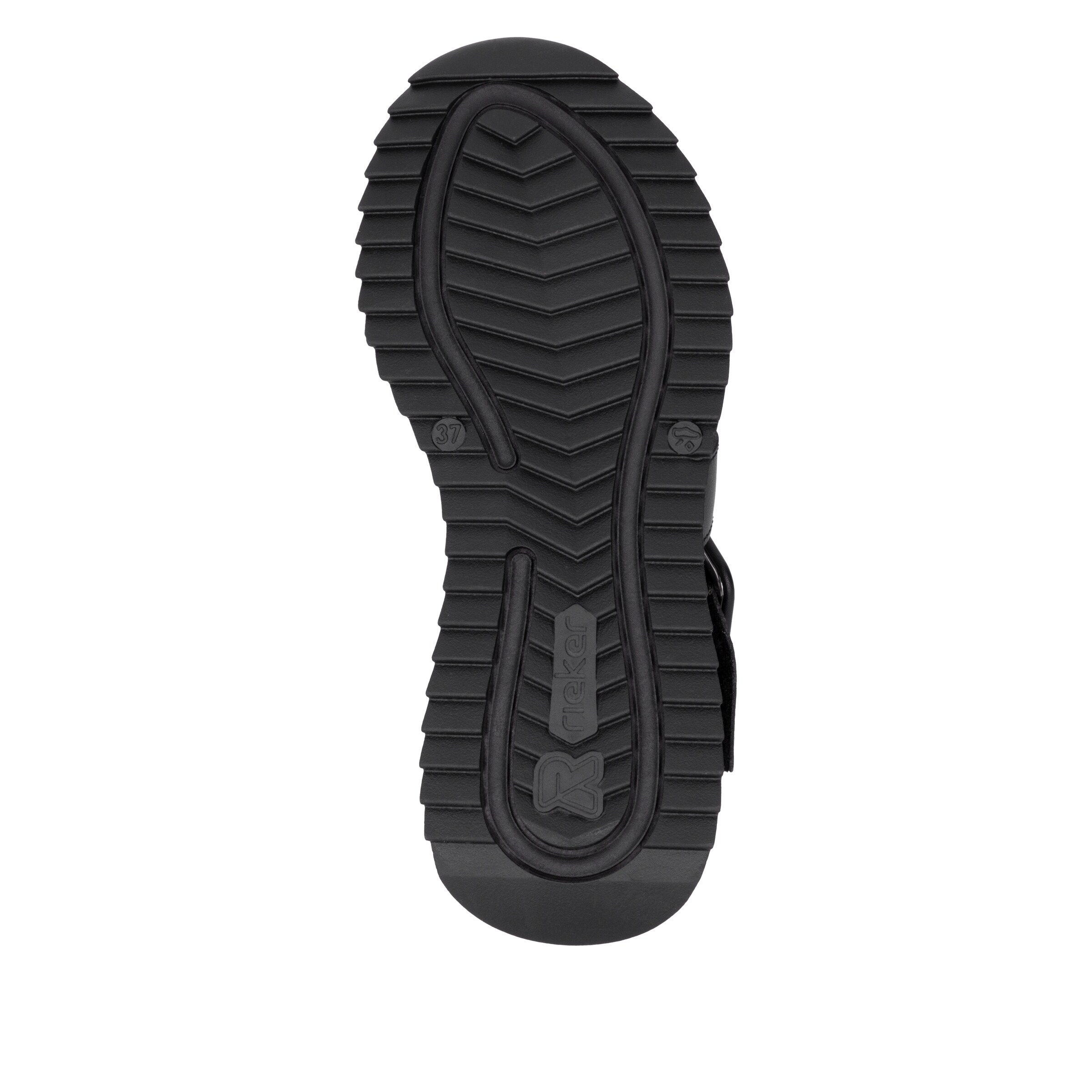 Sandales à lanières 'W2950' Rieker Sport en noir