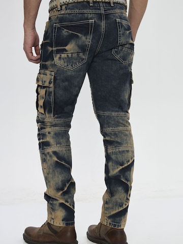CIPO & BAXX Regular Cargo jeans 'CD918' in Blue