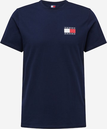 Tricou 'ESSENTIAL' de la Tommy Jeans pe albastru: față