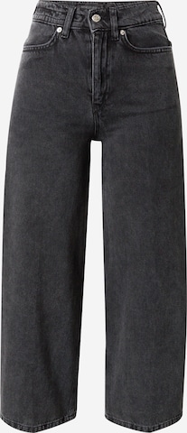 DRYKORN Wide leg Jeans 'Cuso' in Zwart: voorkant