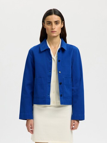 SELECTED Between-Season Jacket in Blue: front