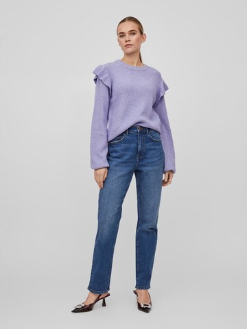 VILA Sweater 'RIL' in Purple