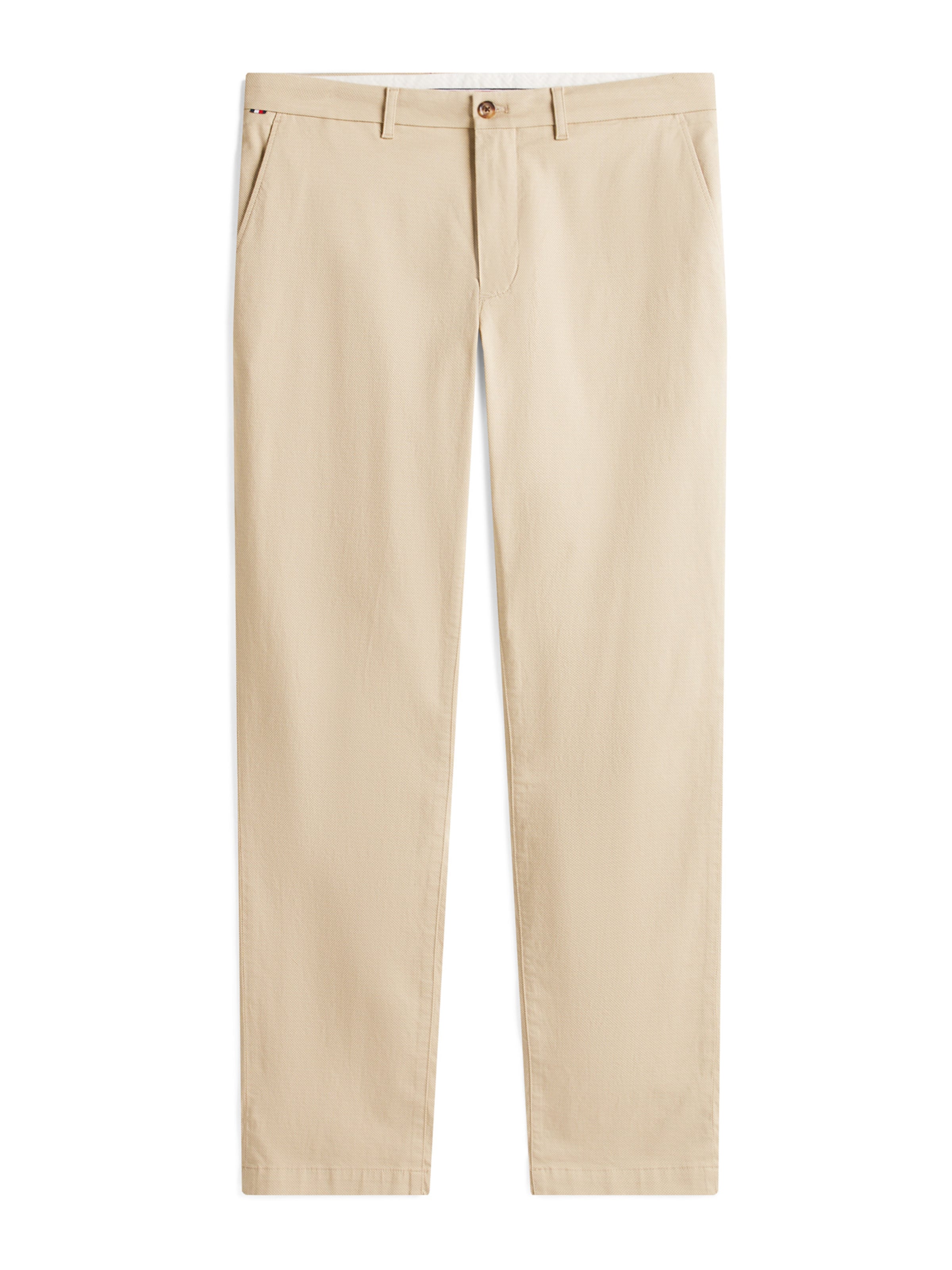 TOMMY HILFIGER Обычный Брюки-чинос 'Denton' в Бежевый: спереди